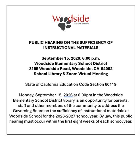 2026 Instructional Materials